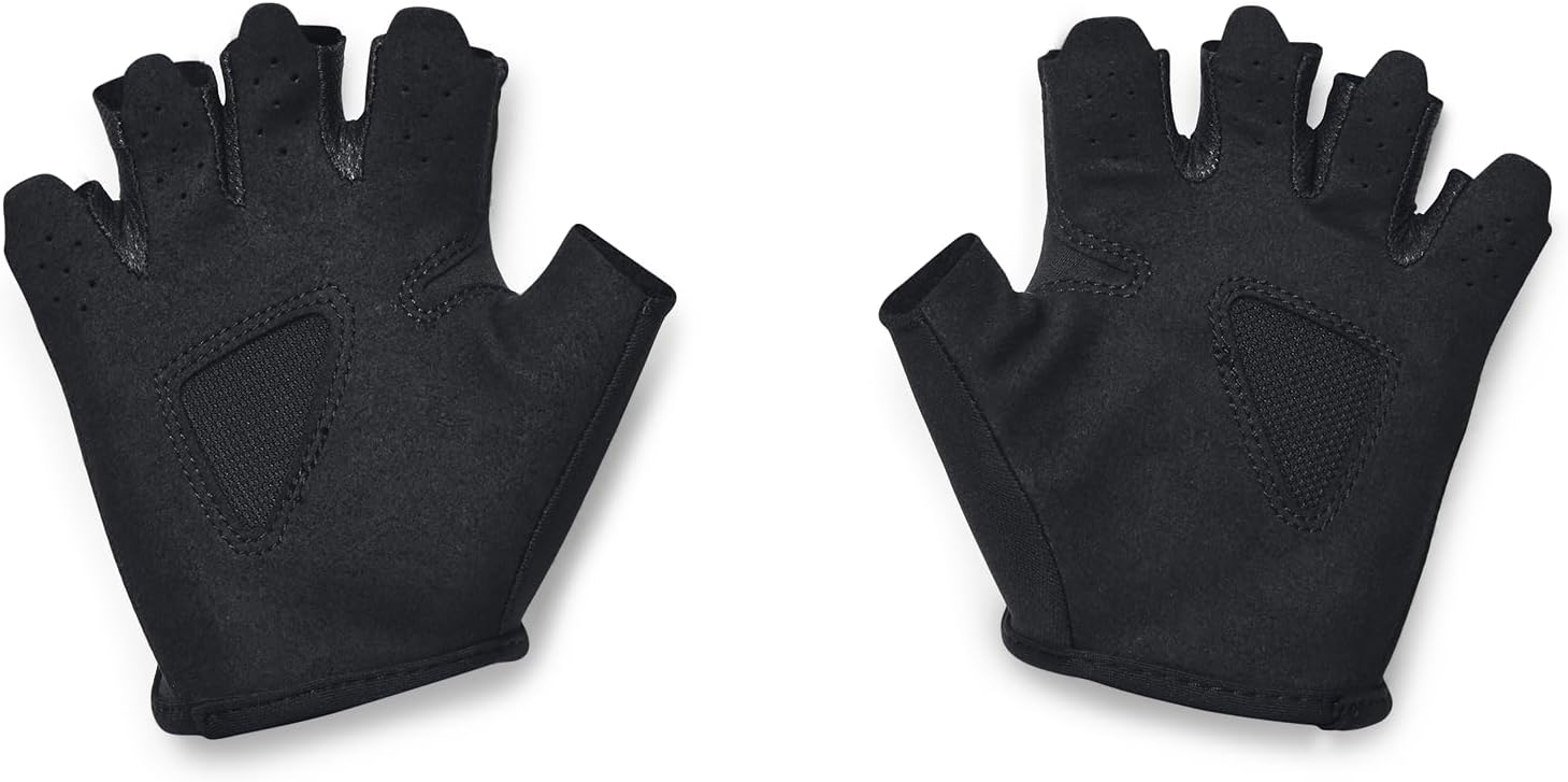 Under Armour UA Donna Guanti allenamento palestra mezze dita nero
