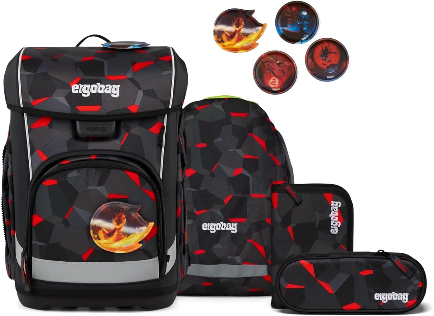 Ergobag CUBO LIGHT SET zaino ultraleggero sacca portapenne Taekbeardo