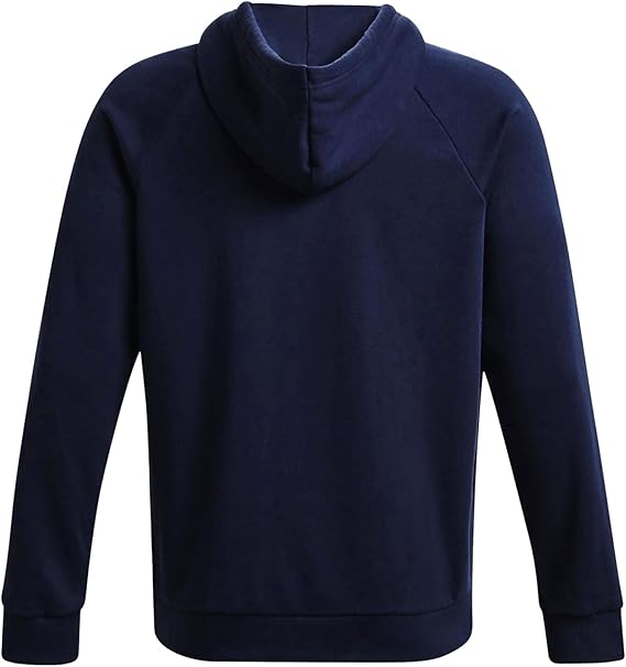 Under Armour felpa con cappuccio UA Rival Fleece Logo da uomo pile misto cotone blu