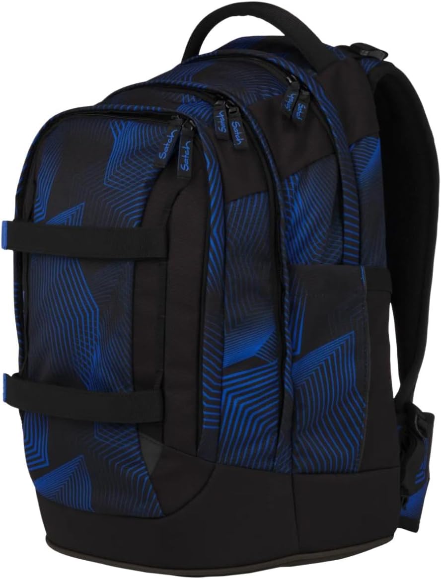 Satch Zaino scuola PACK Ergonomico Ecologico 30 Litri Seismic Blue