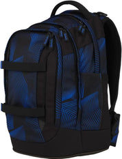 Satch Zaino scuola PACK Ergonomico Ecologico 30 Litri Seismic Blue