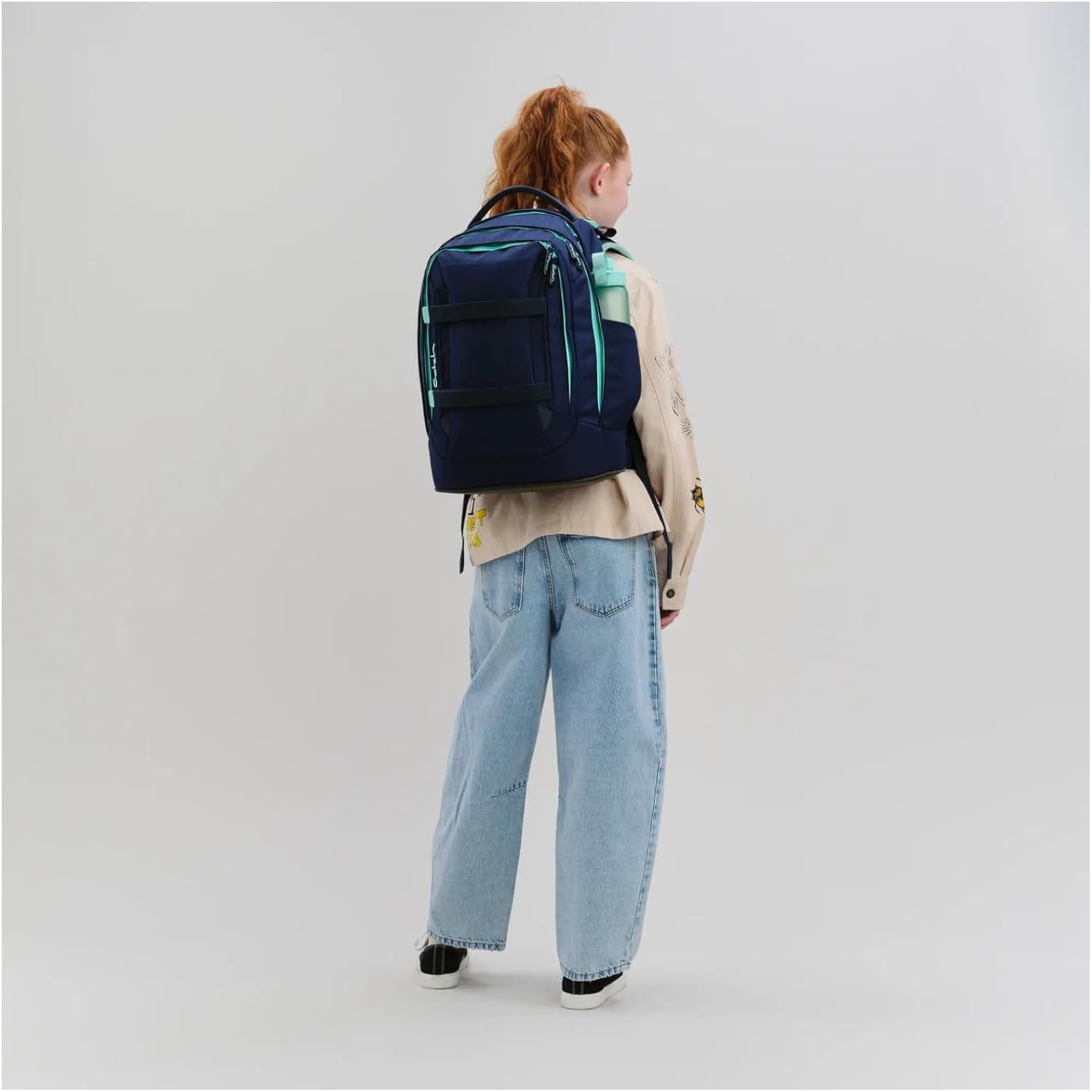 Satch Zaino scuola PACK Ergonomico Ecologico 30 Litri OCEAN MINT