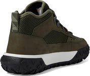 Timberland Scarpe Sneaker Mid Uomo GreenStride 6 Motion Tomaia in Nubuck Verde Foglia