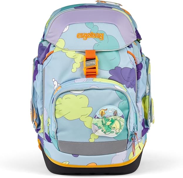 Ergobag Ergonomico SET 6 PEZZI portapenne zaino borsa astuccio Eco cartoons