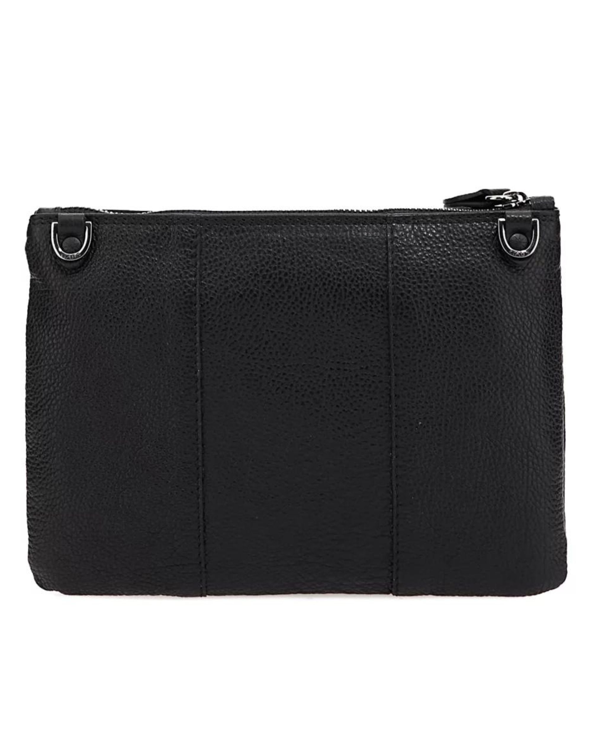 Gabs Clutch Bag With Shoulder Strap, Black Logo Women