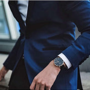 Daniel Wellington orologio 36mm inox 316L sheffield nero rose gold DW00100127