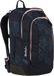 Satch Zaino scuola AIR Ergonomico Ecologico 26 Litri nero MIDNIGHT JUNGLE