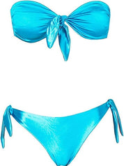 Mefui Multicolor Bandeau Bikini Set Women