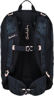 Satch Zaino scuola AIR Ergonomico Ecologico 26 Litri nero MIDNIGHT JUNGLE