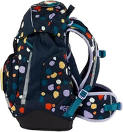 Ergobag Zaino Scuola Bambino Ergonomico Resistente Acqua Mosaic Stone Bear Blu Scuro