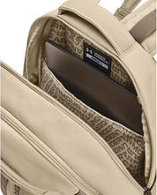 Under Armour Zaino UA HUSTLE 5.0 Backpack Impermeabile porta pc laptop 15" Marroncino Khaki