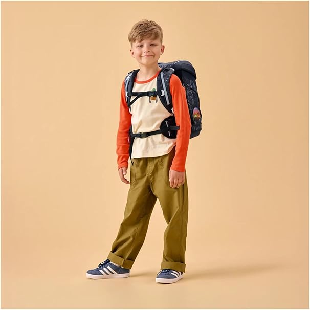 Ergobag CUBO SET zaino sacca portapenne Ergonomico Eco Resistente REFLECTBEAR