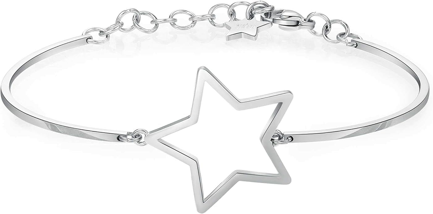 Brosway Bracciale da Donna Collezione Chakra Acciaio Stella Diametro 70 mm bhk258