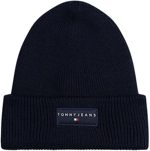 Tommy Jeans Cappello berretto beanie hat cuffia nero black