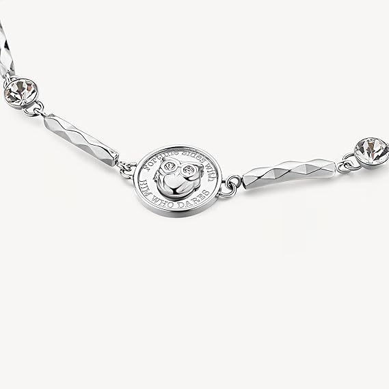 Brosway Bracciale Donna Acciaio e Cristalli Simbolo Gufo | Collezione Chakra - BHKB121