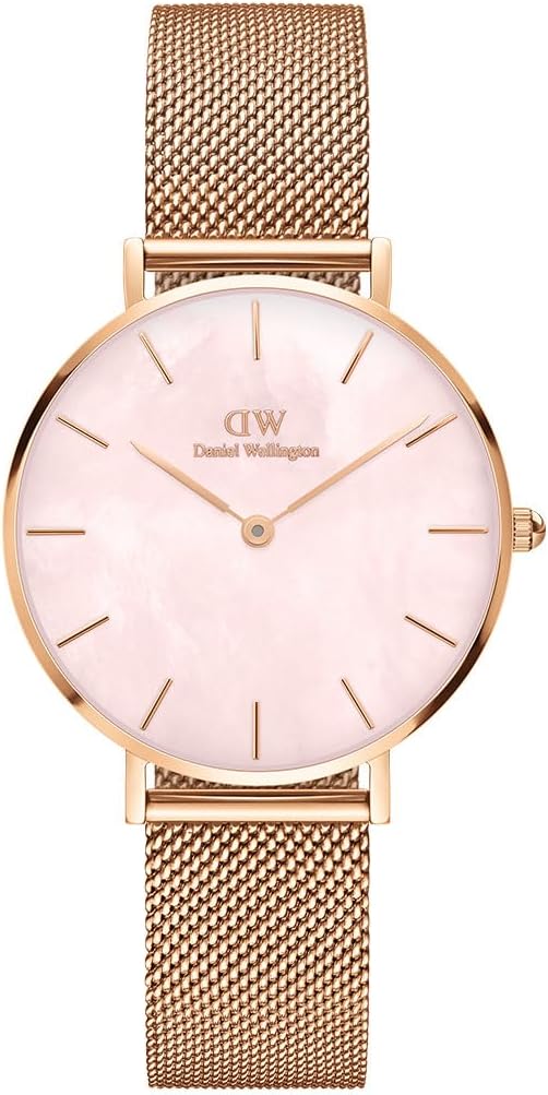 Daniel Wellington orologio petite 32mm inox 316L rose gold madreperla