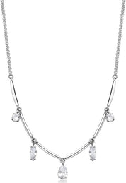 Brosway Collana Donna Acciaio e Cubic Zirconia | Collezione Affinity - BFF180