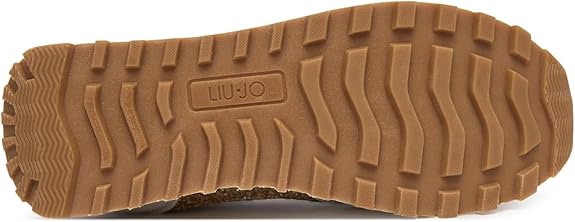 Liu jo scarpe donna sneakers Evelyn pelle Bianco Beige Oro