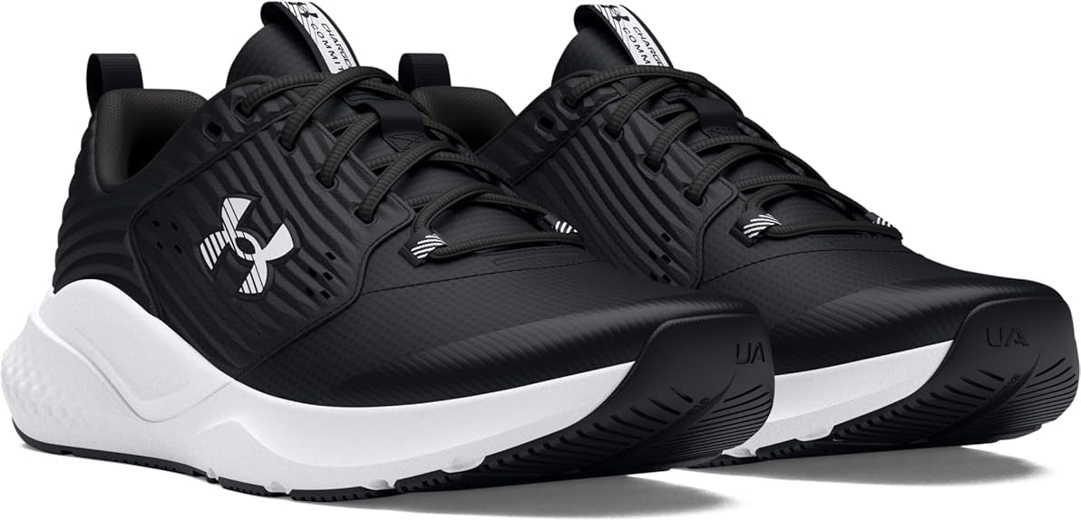 Under Armour scarpe sneakers corsa allenamento UA CHARGED COMMIT TR 4 nero bianco