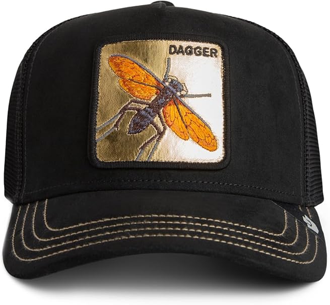 Goorin Bros. Cappello Trucker Edizione Golden Dagger Misto Poliestere Nero Unisex