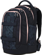 Satch Zaino scuola PACK Ergonomico Ecologico 30 Litri nero MIDNIGHT JUNGLE