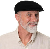 Kangol Cappello Coppola 504 Iconico in Lana Nero Unisex