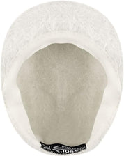 Kangol Cappello Furgora 504 Iconico in Misto Angora e Acrilico Bianco Avorio Unisex