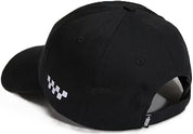 Vans Cappello Con Visiera Check Side Curved Bill in Cotone Nero Unisex