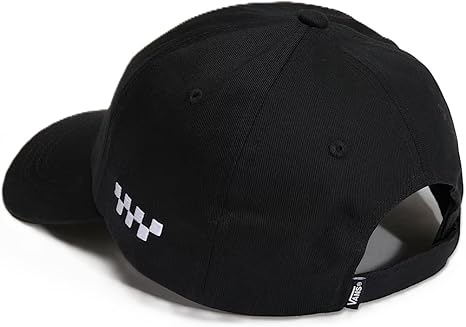 Vans Cappello Con Visiera Check Side Curved Bill in Cotone Nero Unisex