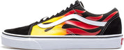 Vans Scarpe Basse sneakers Old Skool PRNT FLAME in Tela Nero