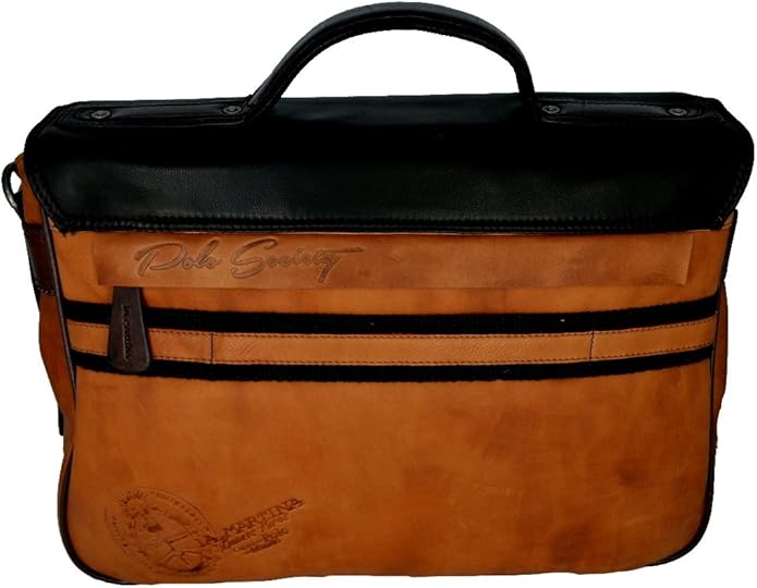 La Martina Borsa 24ore Messanger business Lavoro Roble Marrone Unisex