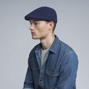 Kangol Cappello Coppola 507 Iconico in Misto Lana Blu Navy Unisex