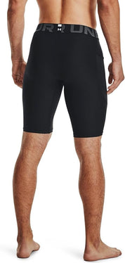 Under Armour HEATGEAR shorts pantaloncini compressione allenamento corsa uomo men nero