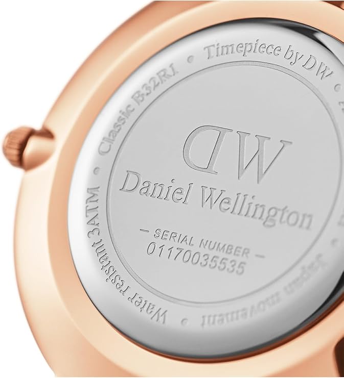 Daniel Wellington orologio petite 28mm 316L cinturino dover bianco
