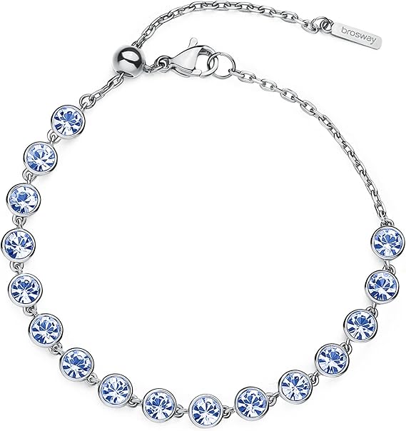 Brosway Bracciale Donna in Acciaio e Cristalli blu Collezione Symphonia - BYM152