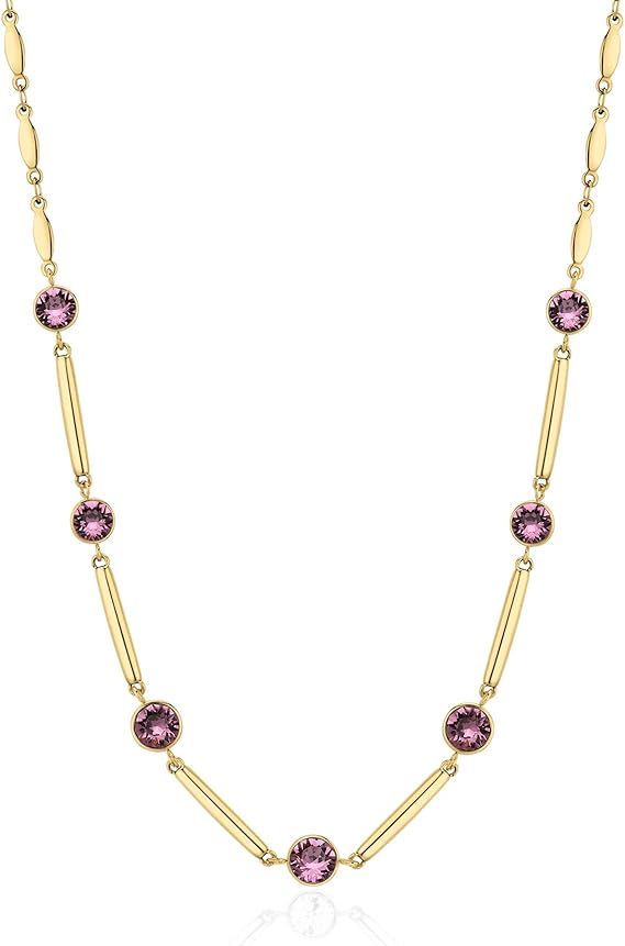 Brosway Collana Donna, Collana in Acciaio e Cristalli | Collezione Affinity - BFF159