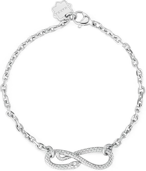 Brosway Bracciale Donna in Acciaio e Cristalli con Simbolo Serpente Collezione Chakra - BHKB230
