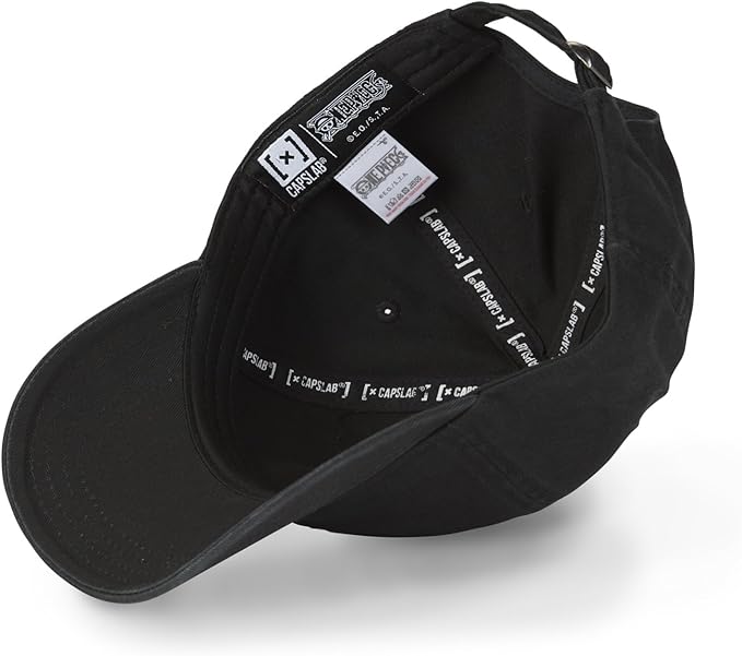 Capslab Cappellino con Visiera Collezione One Piece Cotone Nero Unisex