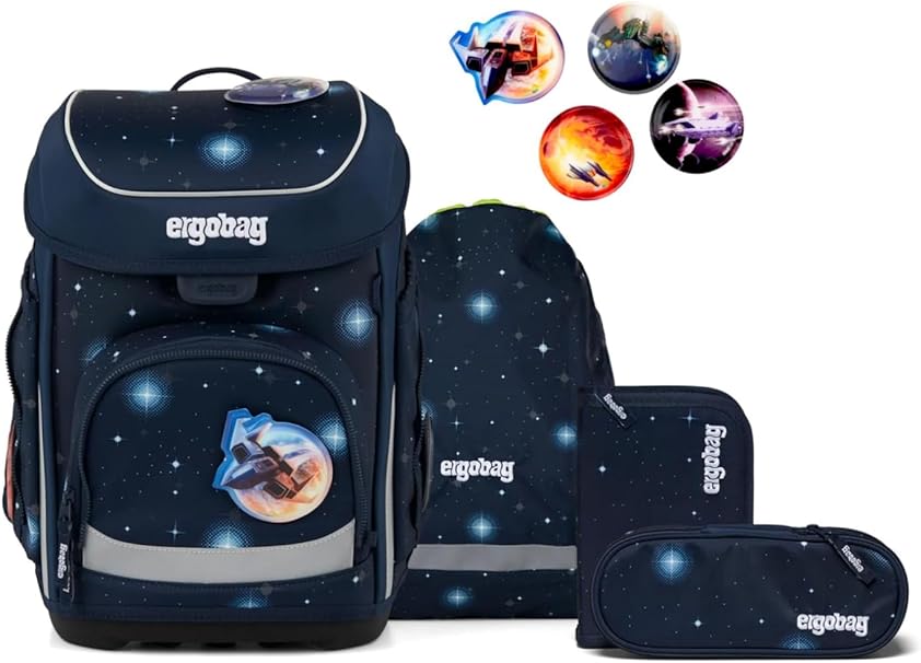 Ergobag CUBO SET zaino sacca portapenne Ergonomico Eco Resistente ATMOSBEAR