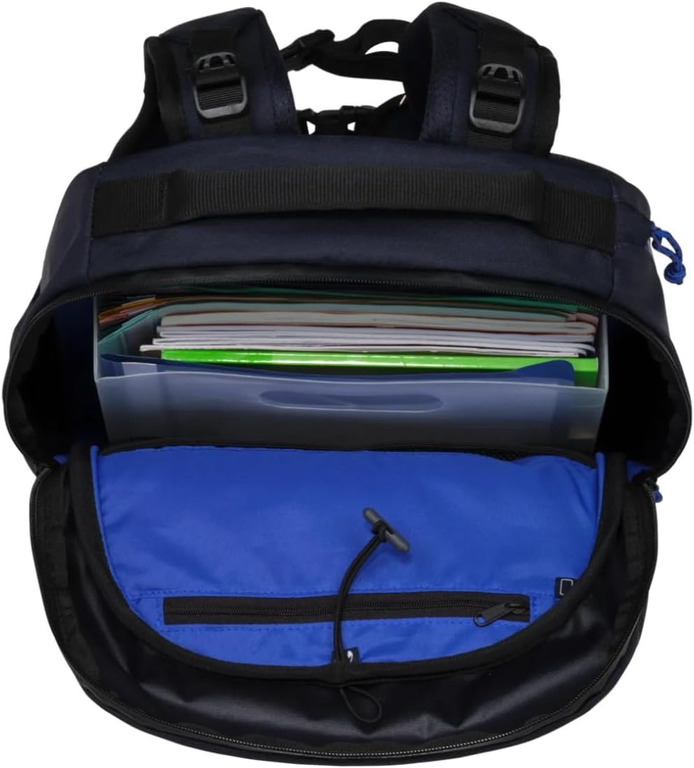 Satch Zaino scuola CONNEXT porta pc laptop Ergonomico Impermeabile Dark Blue 22 litri