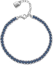 Brosway Bracciale Tennis Acciaio Simbolo lucchetto Collezione Desideri blu BEI058
