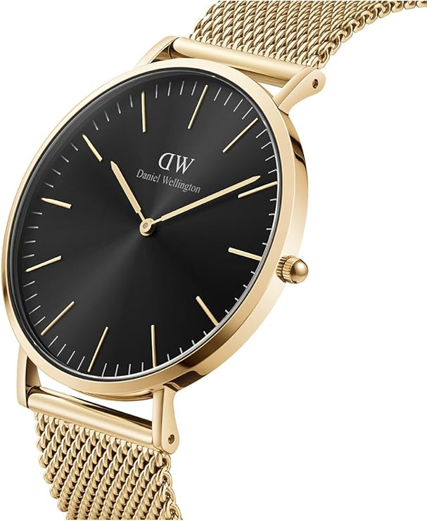 Daniel Wellington orologio classic revival 40mm 316L oro black DW00100631