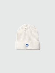 North Sails Cuffia berretta beanie hat costa inglese ricamo patch 623285 bianco