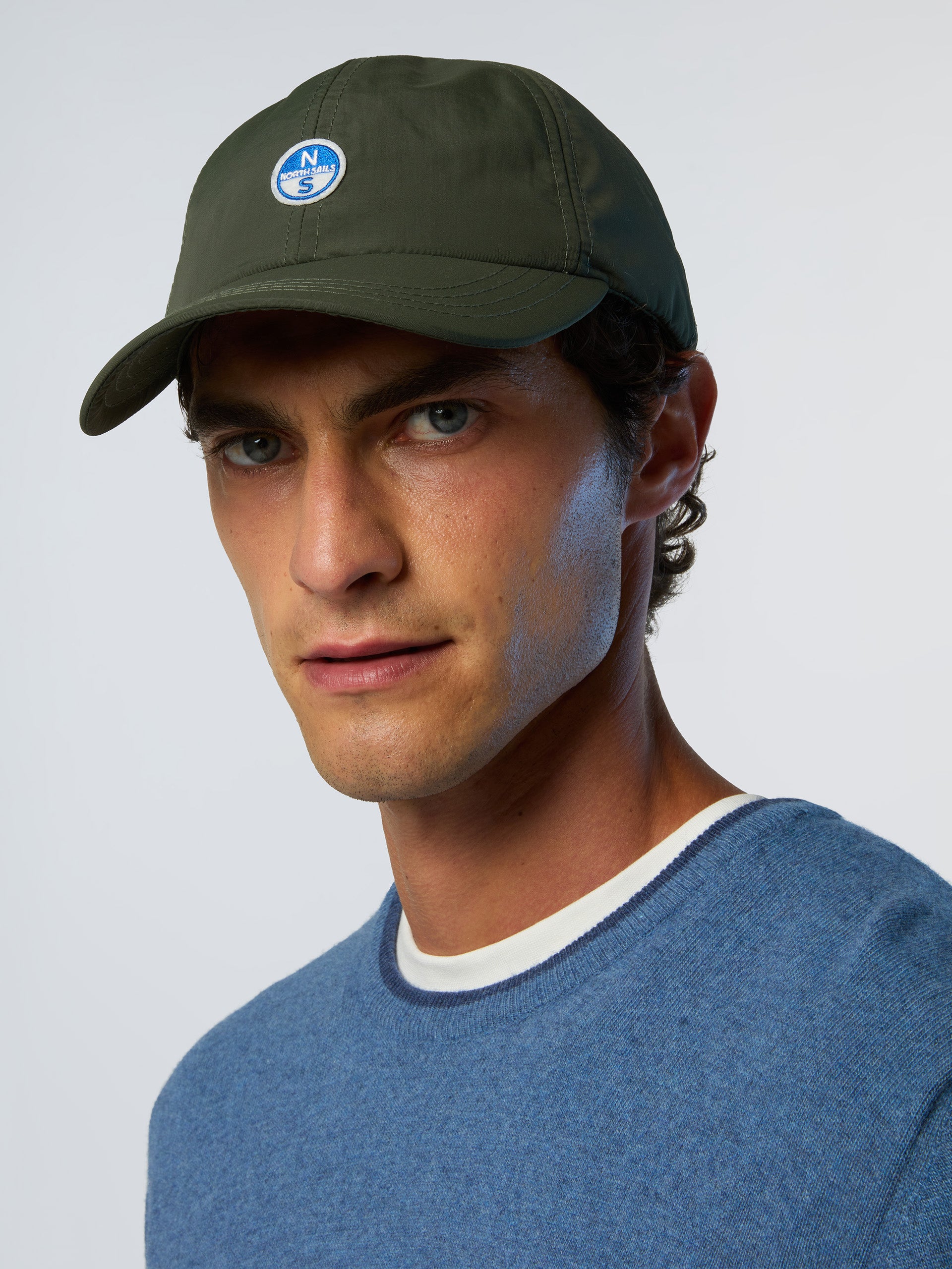 North Sails Cappello Baseball regolabile pile interno Trucker Cap taslan riciclato 623346 forest verde