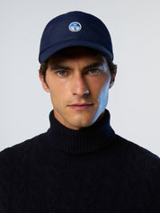 North Sails Cappello Baseball regolabile pile interno Trucker Cap taslan riciclato 623346 navy blu