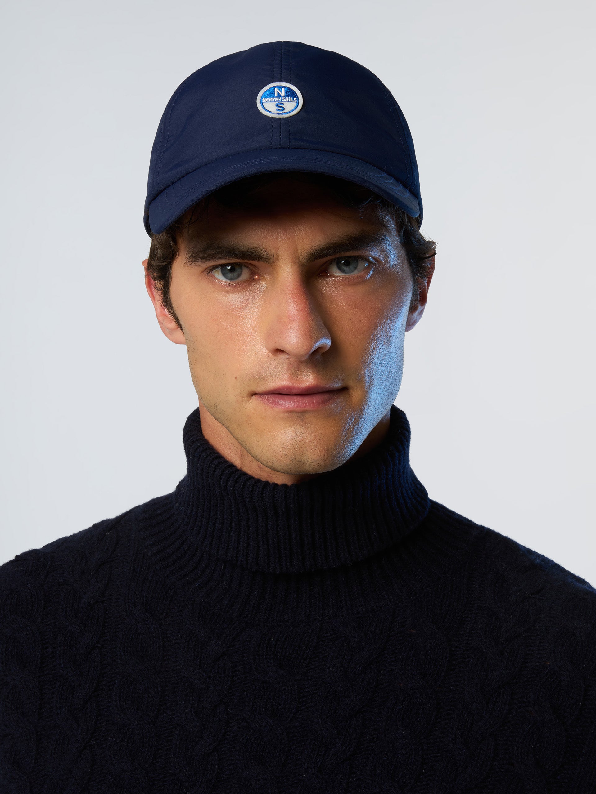 North Sails Cappello Baseball regolabile pile interno Trucker Cap taslan riciclato 623346 navy blu