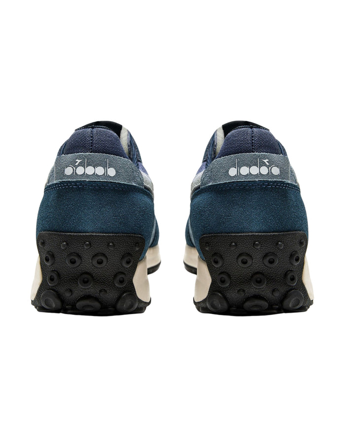 Diadora Sneakers Race Suede SW in Pelle Scamosciata Blu 4