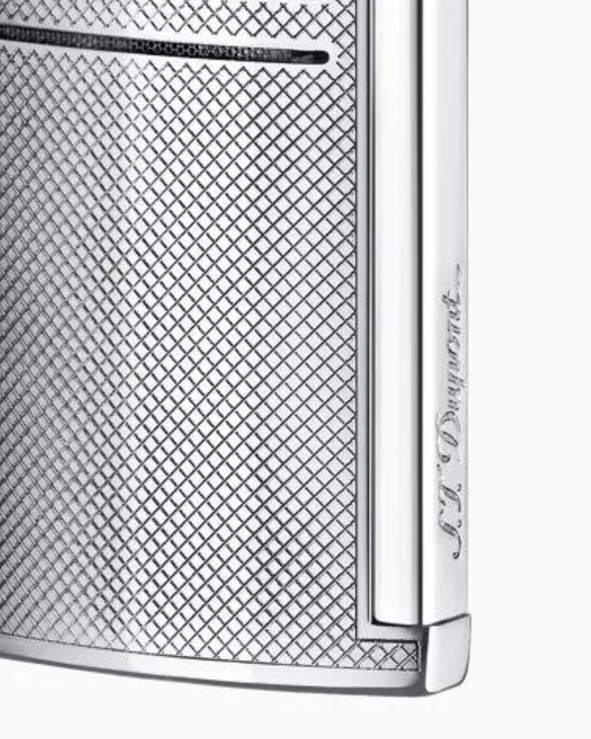 Stdupont Powerful Flame Windproof Rechargeable Silver Unisex