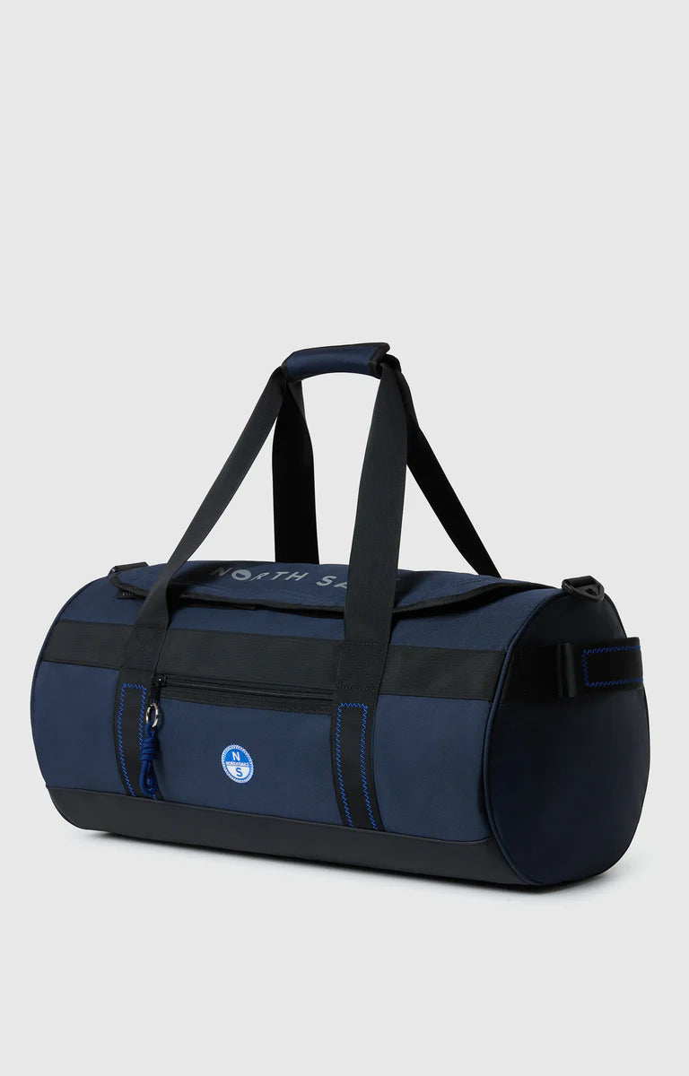 North Sails Duffle Borsona Cordura canvas di cotone spalmato 59x30 cm 45 litri Blu 631045