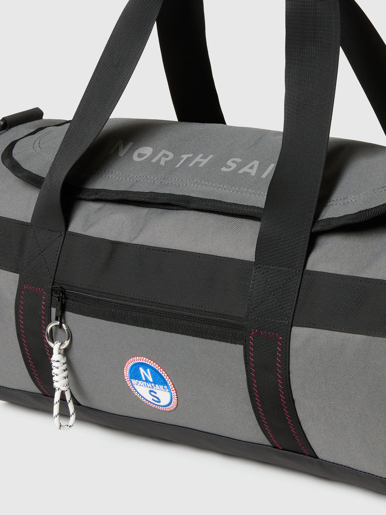 North Sails Duffle Borsona Cordura canvas di cotone spalmato 59x30 cm 45 litri Asfalto 631045